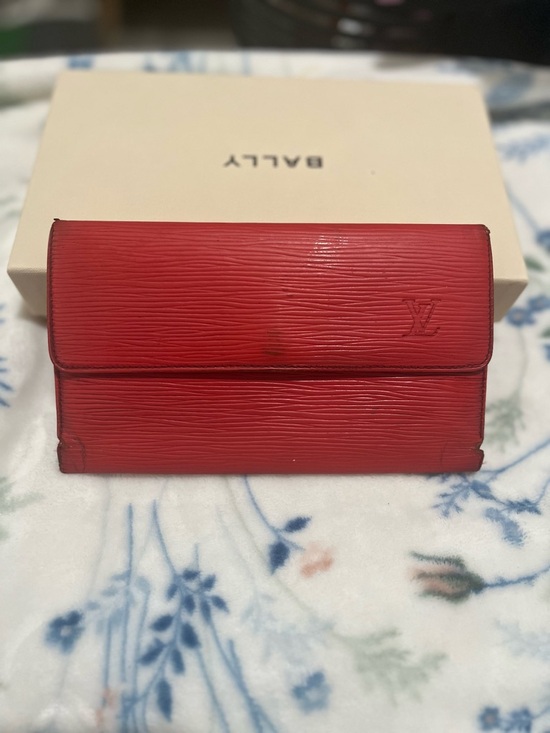 Louis Vuitton Handbags - Louis Vuitton Red Epi Leather Wallet
